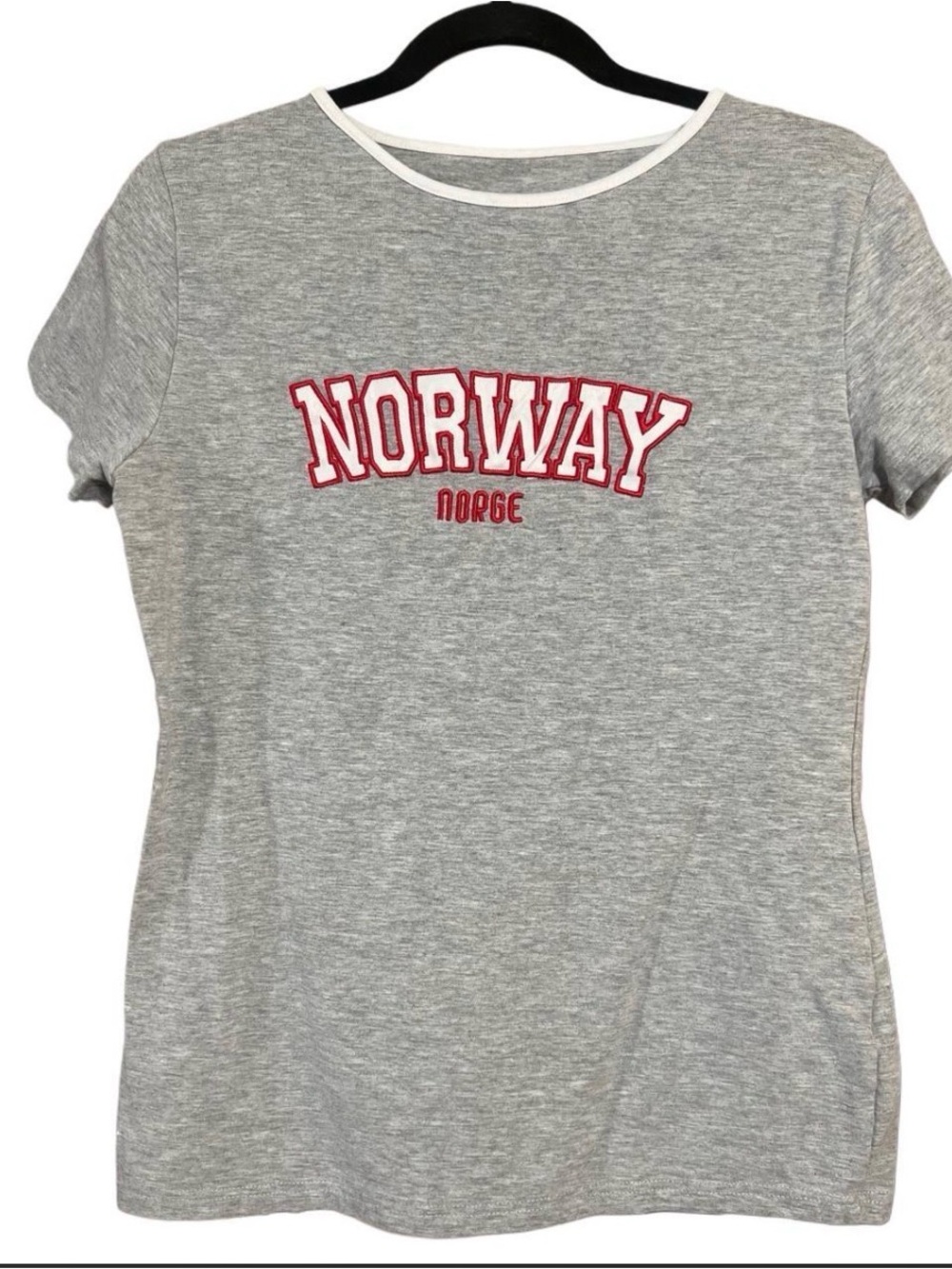 Sporty Norwegian Y2K Baby Tee